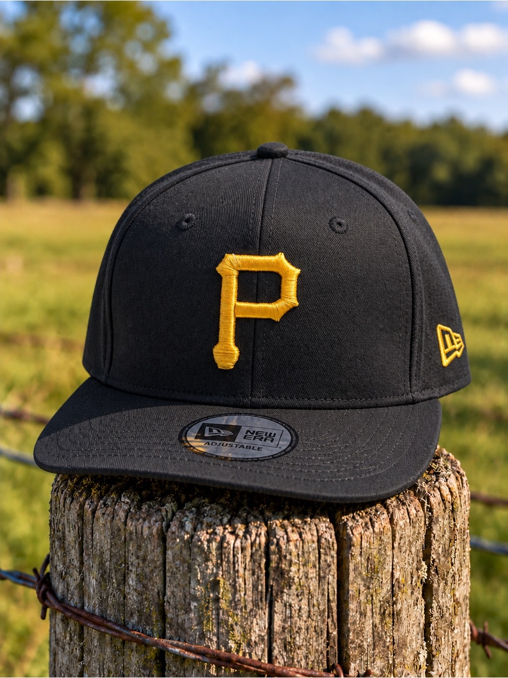 New Era Pittsburgh P Snapback Hat MLB Adjustable Cap